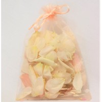 Organza Bags with Rose Petals